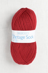 berroco vintage sock 12016 sour cherry