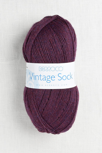 berroco vintage sock 12072 dried plum