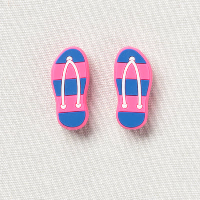 Fox & Pine Stitch Stoppers, Pink Flip Flops