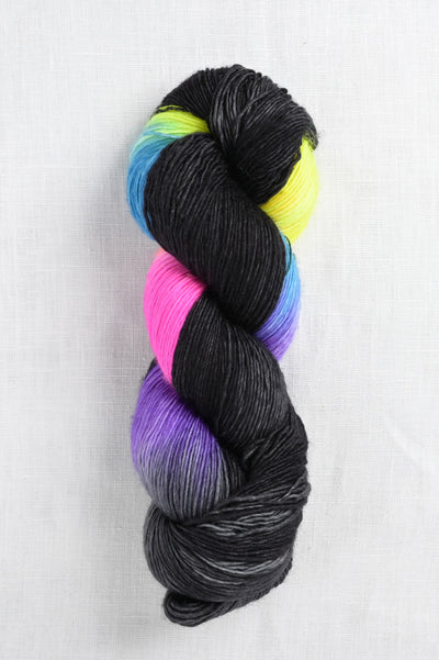 Madelinetosh Wool + Cotton Black Rainbow