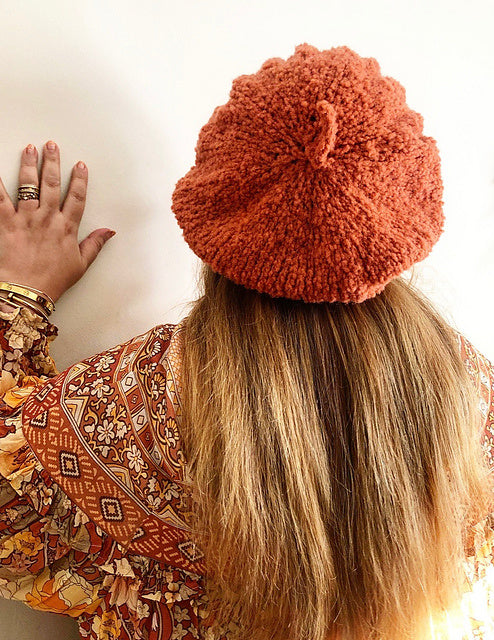 Le Slouch Cable Beret & Scarf