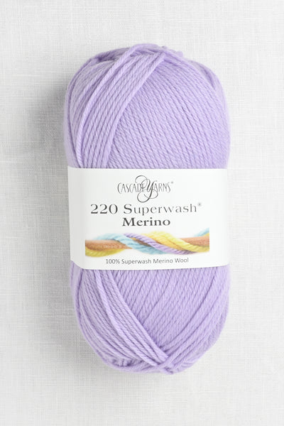 cascade 220 superwash merino 124 pastel lilac