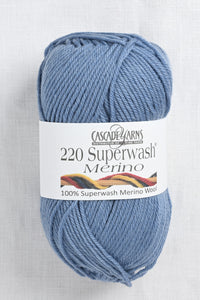 cascade 220 superwash merino 47 westpoint blue heather