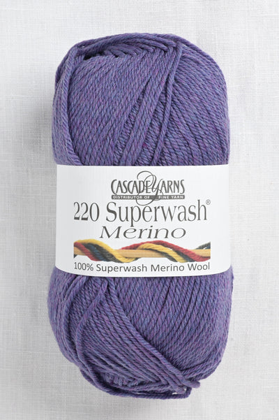 cascade 220 superwash merino 77 violet heather