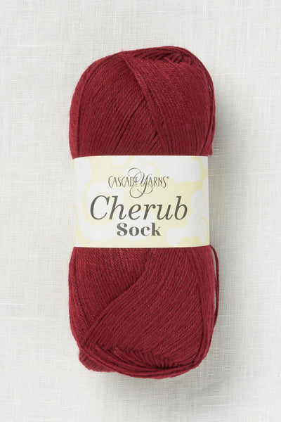 cascade cherub sock 74 cabernet