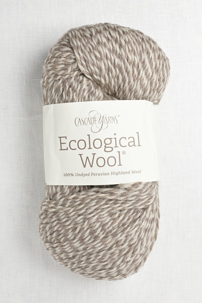 cascade ecological wool 9023 beige latte twist