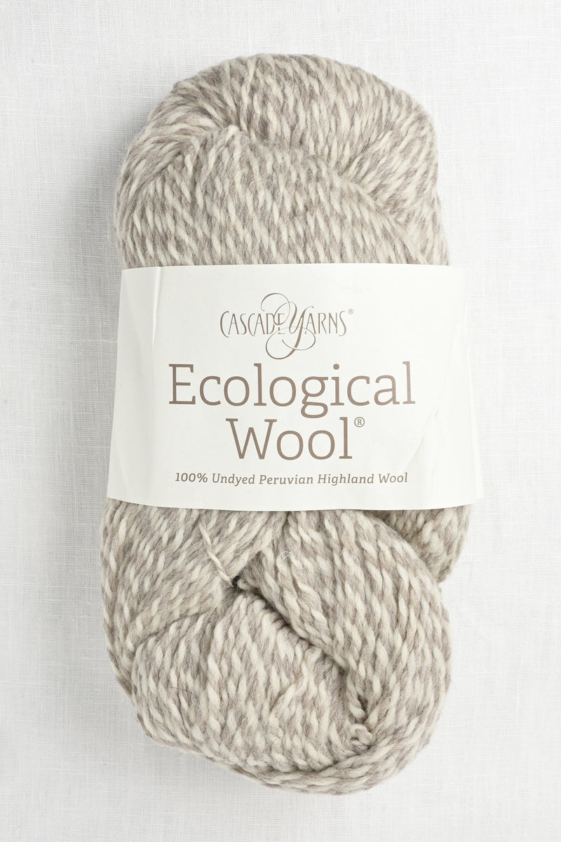 cascade ecological wool 9025 antique platinum twist