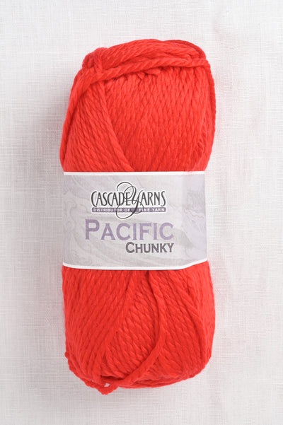 cascade pacific chunky 165 fiery red
