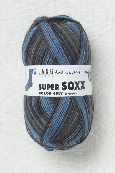 Lang Yarns Super Soxx Color 423 Moon Lake