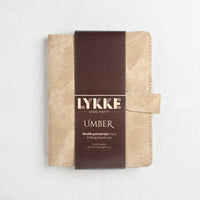 Lykke Umber 6" Double Point Needle Set, US 0-5, Umber Denim Case