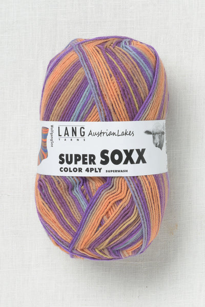 Lang Yarns Super Soxx Color 421 Wolfgang Lake