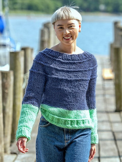 Purls of Wisdom Sweater (Super Bulky)