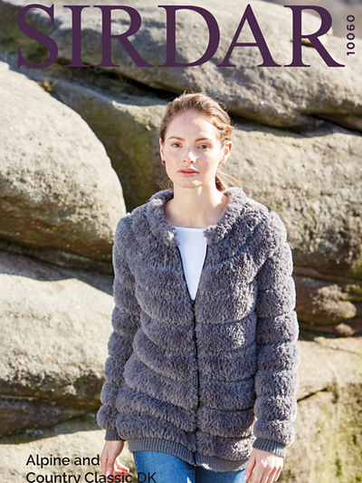 Fur Ribbed Jacket 10060