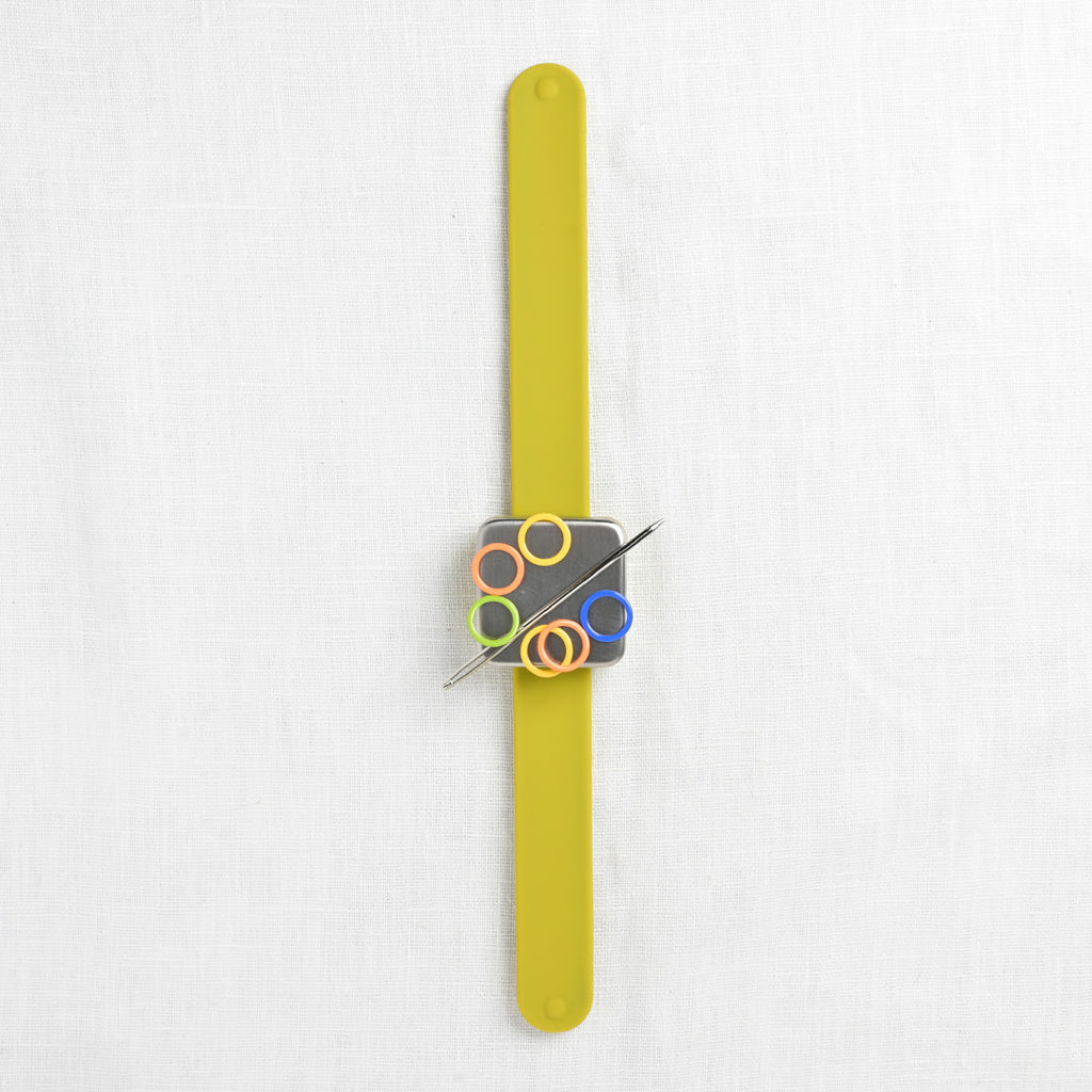 Cocoknits Maker's Keep, Magnetic Knitter's Bracelet, Chartreuse