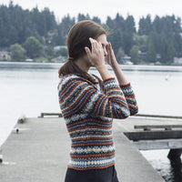 Blue Flax Fair Isle Pullover