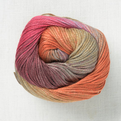 Lang Yarns Silk Color 5 Orange Bordeaux Red