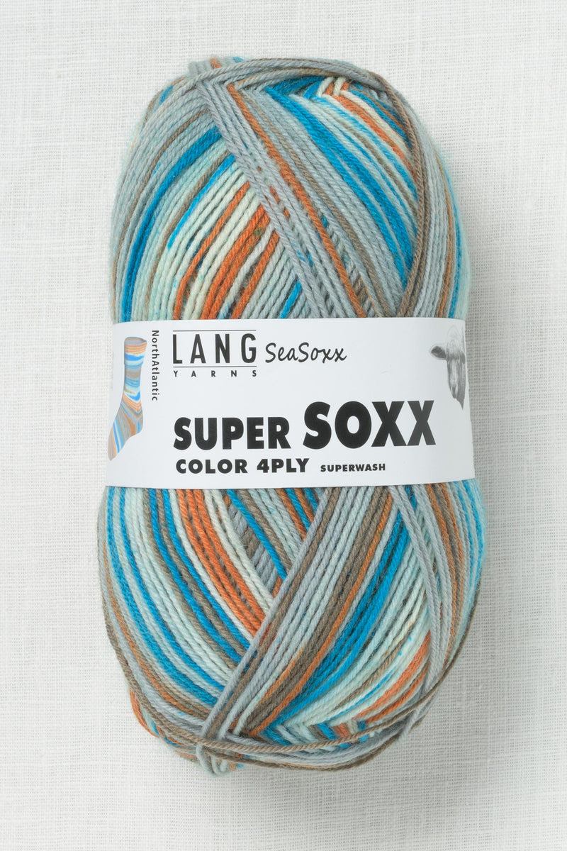 Lang Yarns Super Soxx Color 414 North Atlantic
