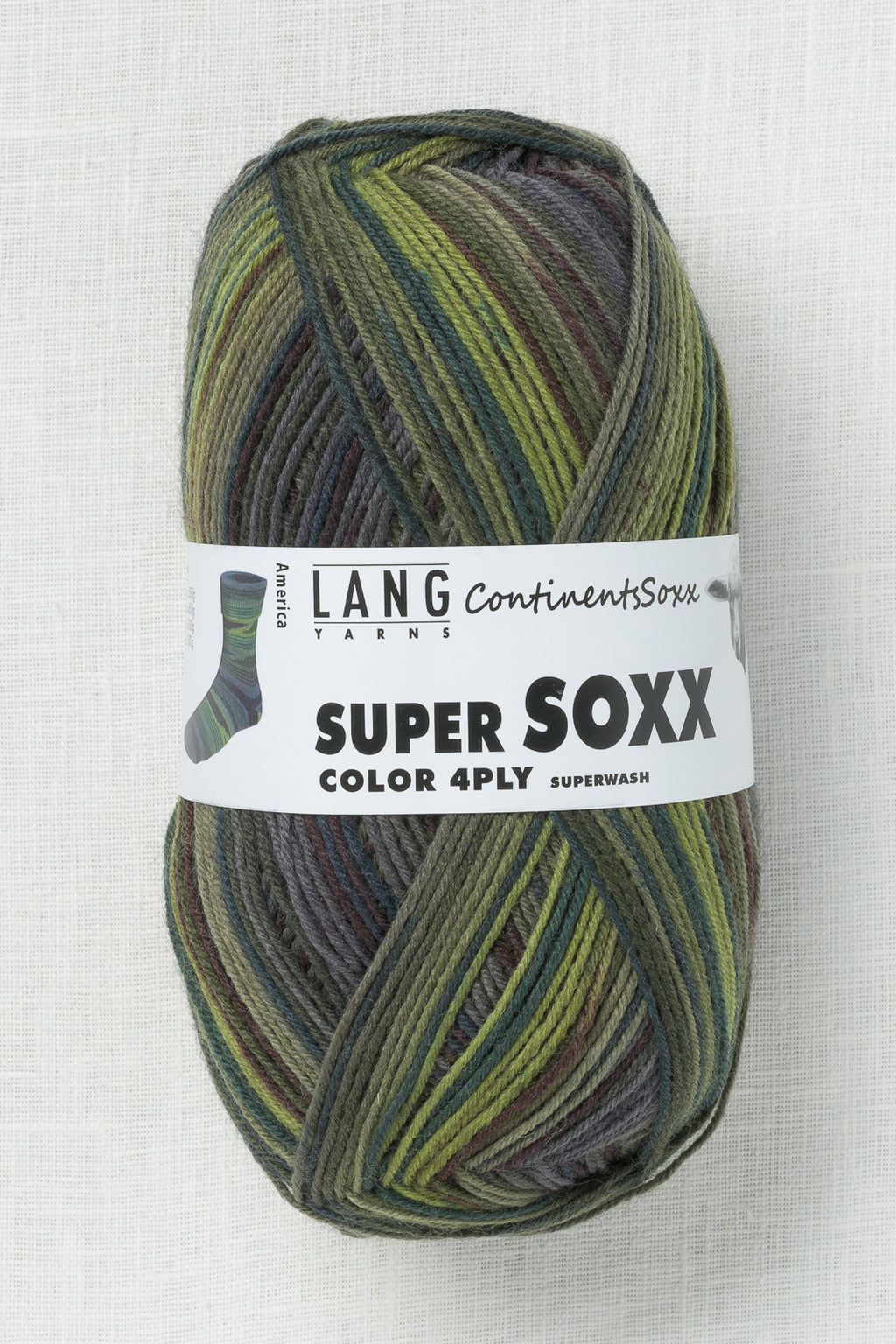 Lang Yarns Super Soxx Color 405 North America – Wool and Company
