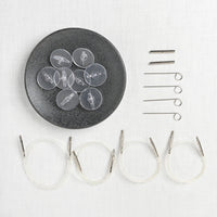 Lykke Cypra Copper 3.5" Interchangeable Circular Needle Set, Black Vegan Suede Case