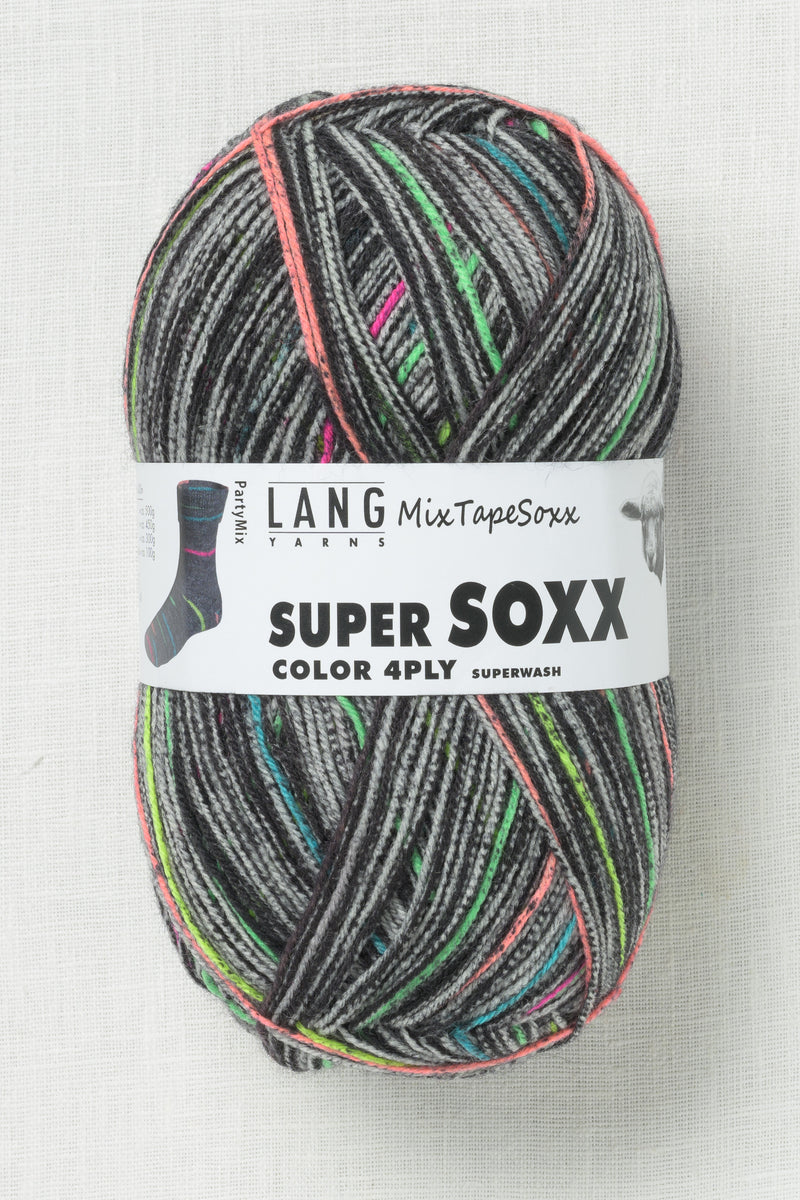 Lang Yarns Super Soxx Color 456 Party Mix