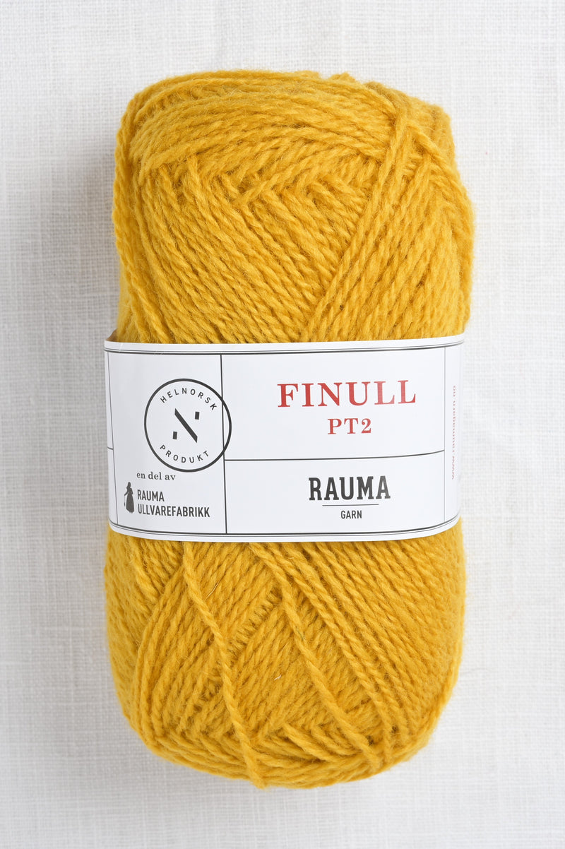 Rauma Finullgarn 0450 Deep Yellow