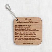 Katrinkles Brioche Increases & Decreases Instruction Fob
