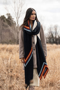 Blue Sky Fibers Marion Wrap by Megan Gonzalez