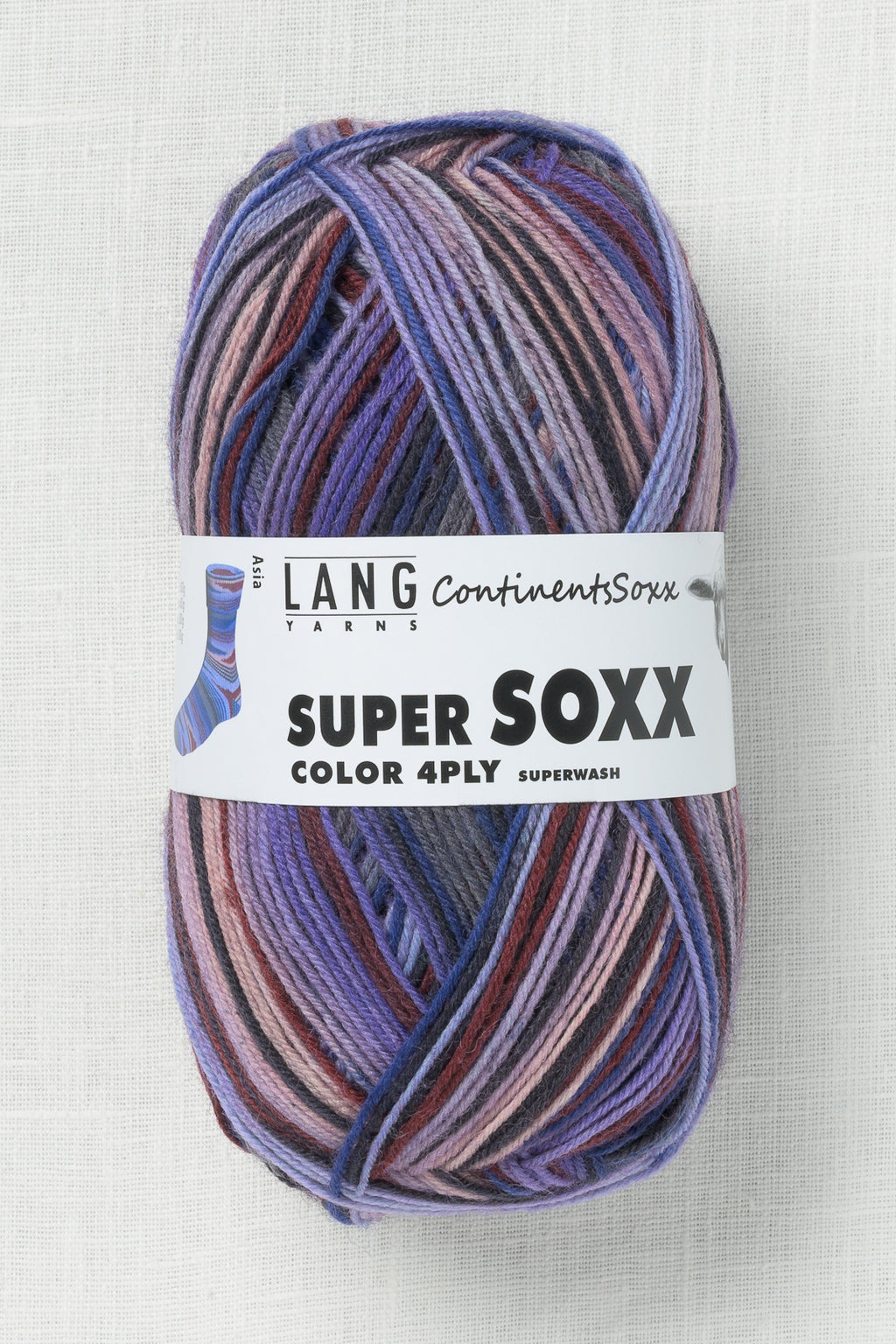 Lang Yarns Super Soxx Color 401 Asia