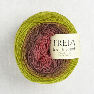 freia fingering shawl ball autumn rose