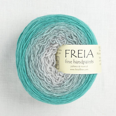 freia fingering shawl ball mist
