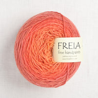 freia fingering shawl ball orange crush