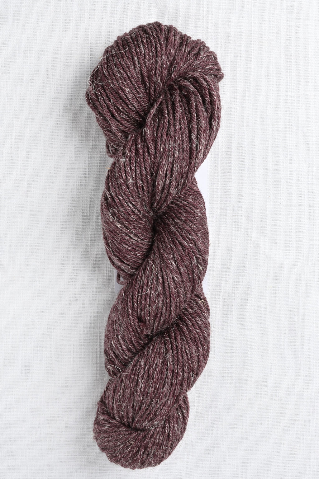 fyberspates stolen stitches nua worsted 9907 chalk and plum