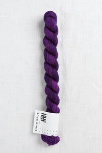 hedgehog fibres sock minis purple reign