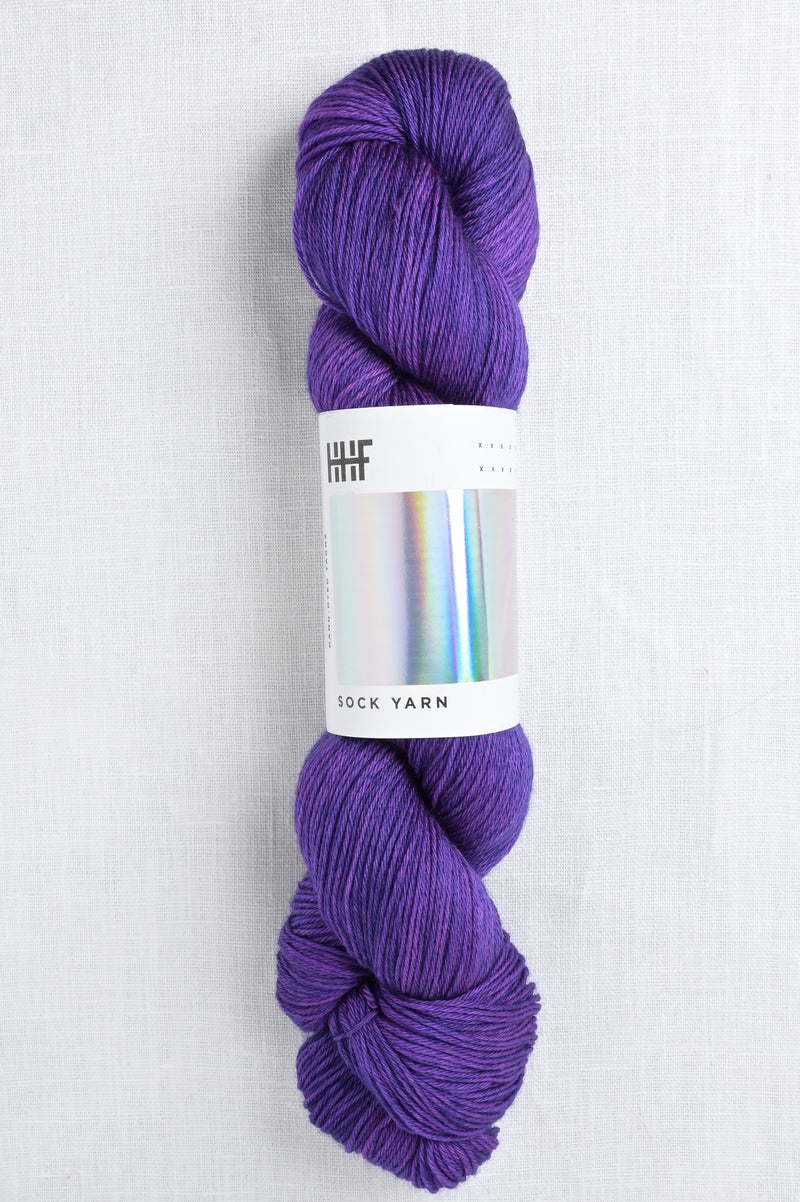 hedgehog fibres sock purple reign