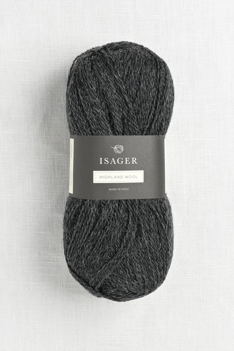 isager highland wool charcoal
