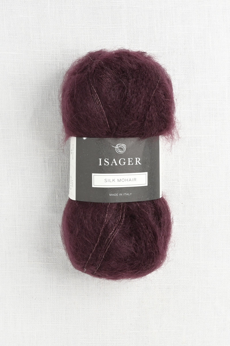 isager silk mohair 36 mulberry
