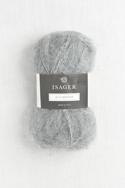 isager silk mohair 3s silver