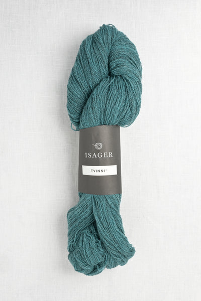 isager tvinni 26s deep teal 100g