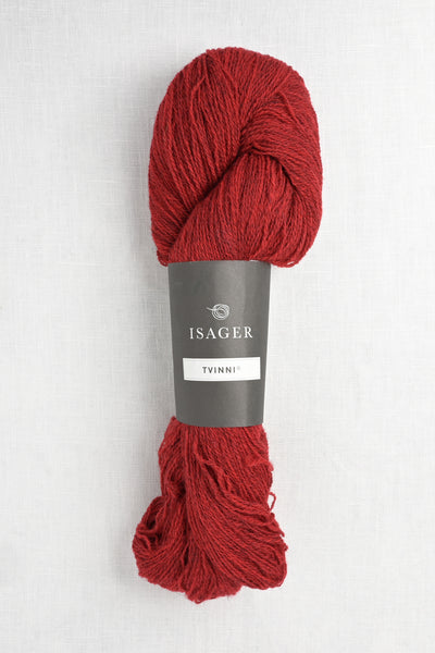 isager tvinni 32s deep red 100g