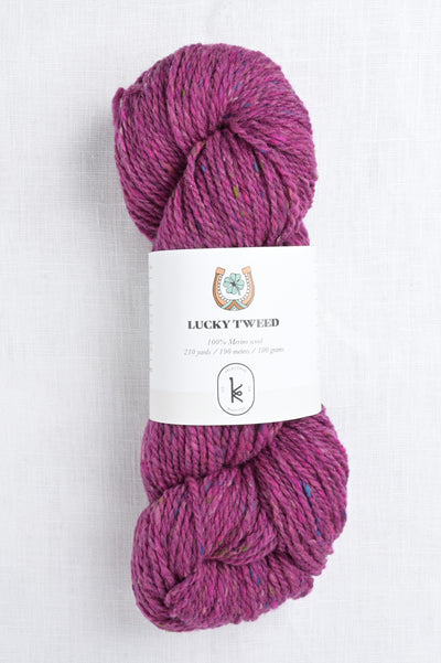 kelbourne woolens lucky tweed 655 magenta