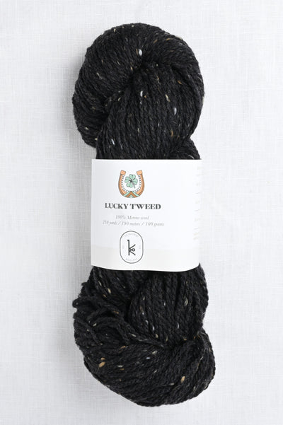kelbourne woolens lucky tweed 6 black
