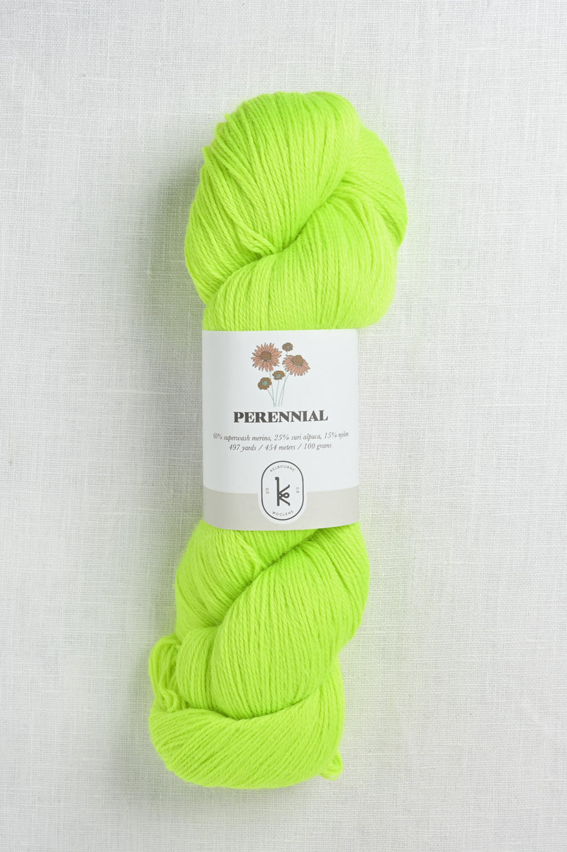kelbourne woolens perennial 329 neon lime