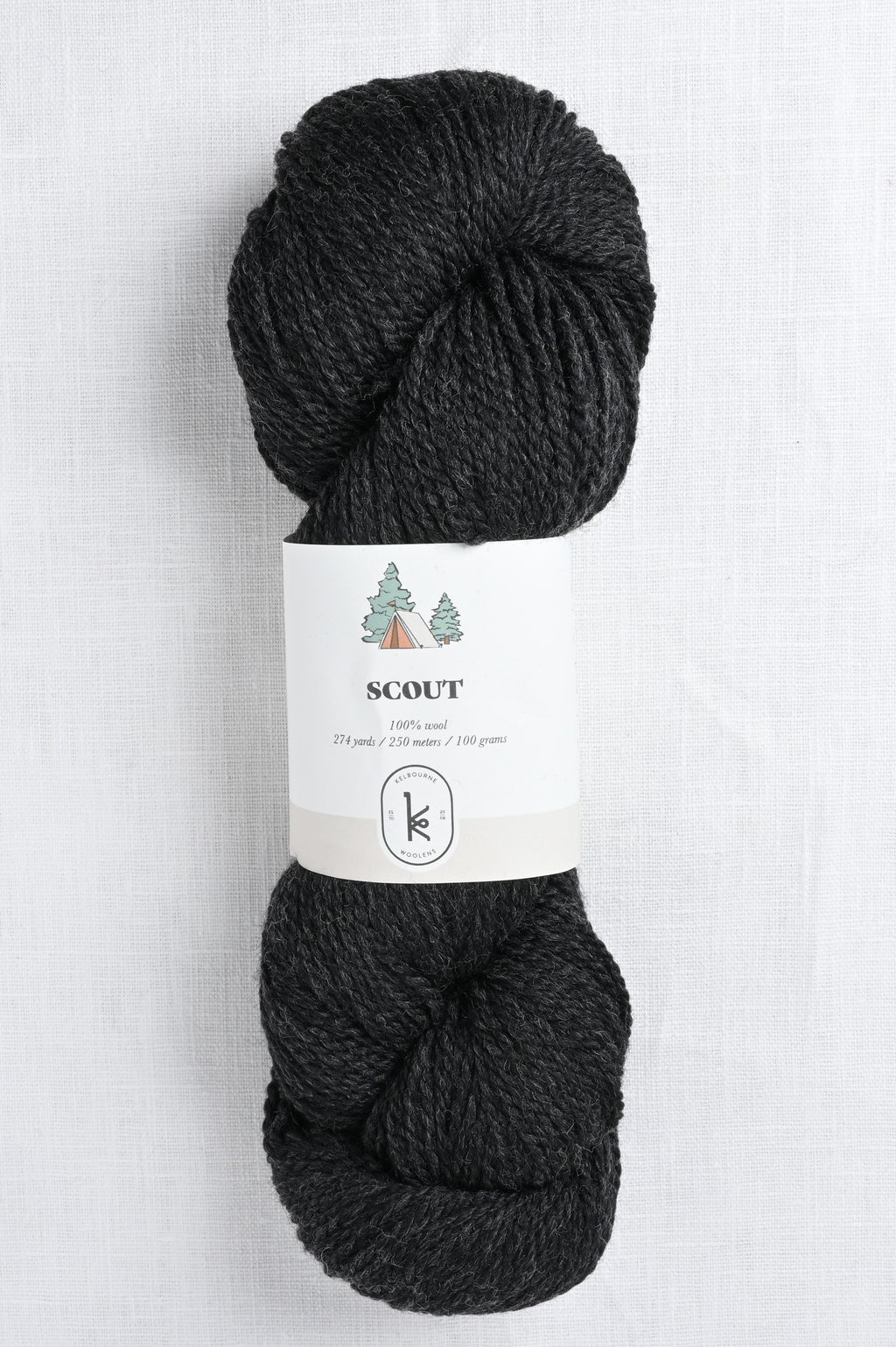 kelbourne woolens scout 026 charcoal heather