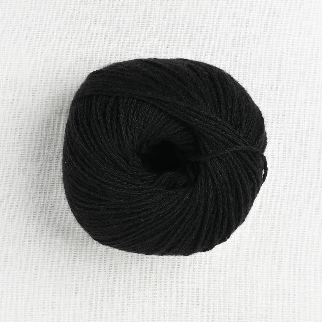 Black Wool Yarn 