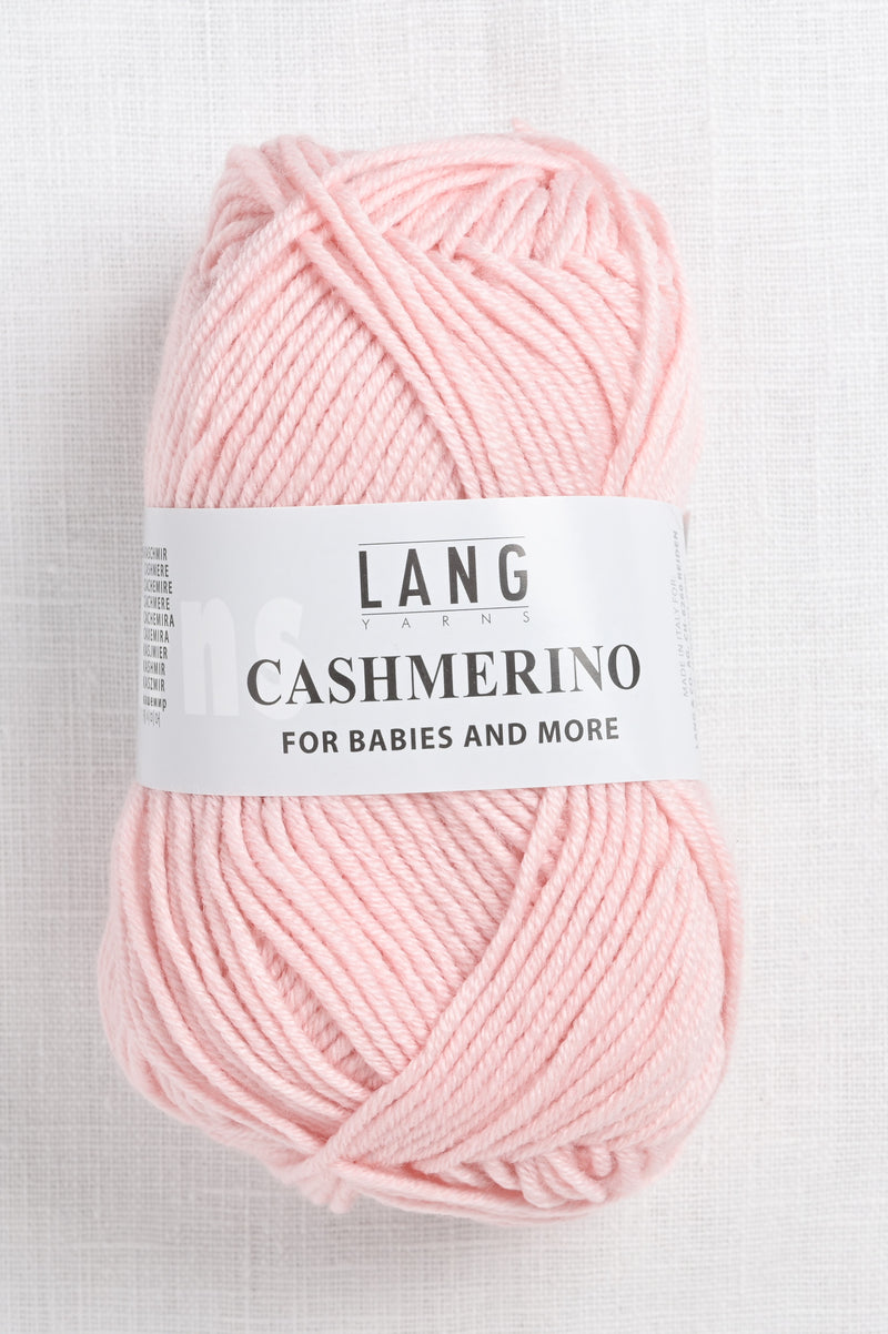lang yarns cashmerino 9 perfect pink