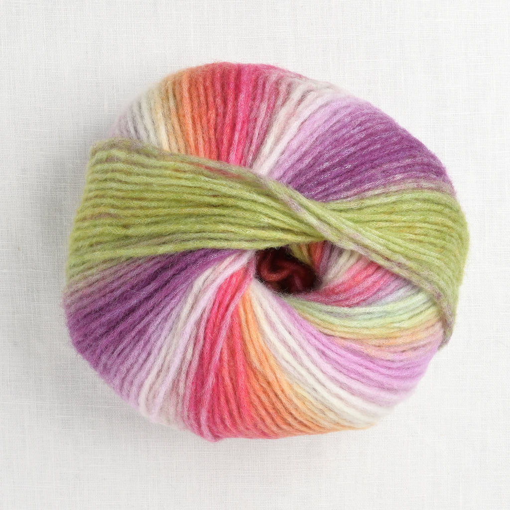 lang yarns cloud 10 lilac orange green