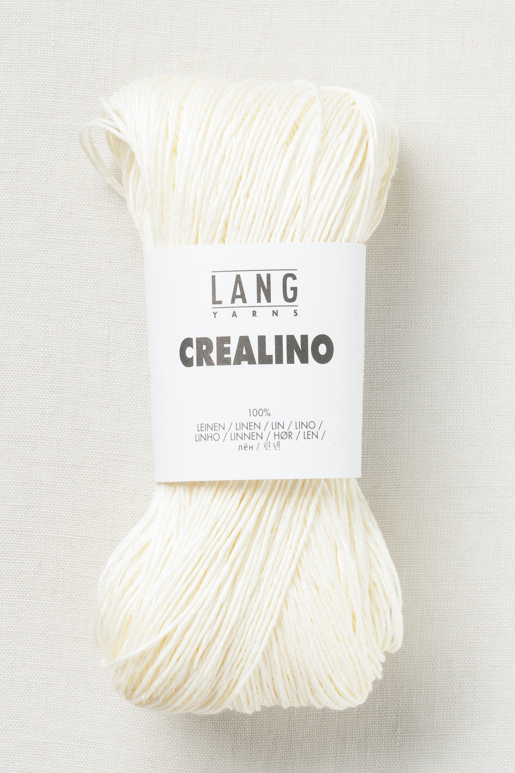 lang yarns crealino 94 white