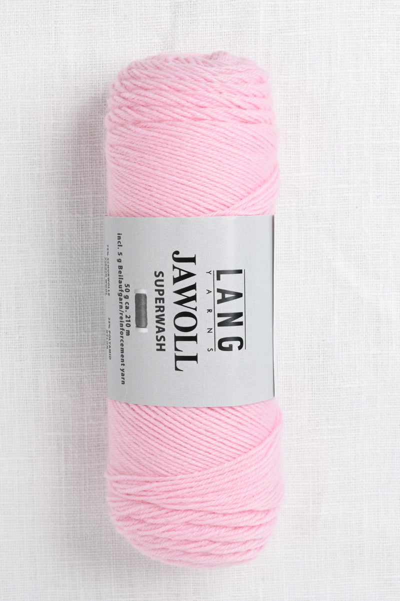 lang yarns jawoll 109 pink