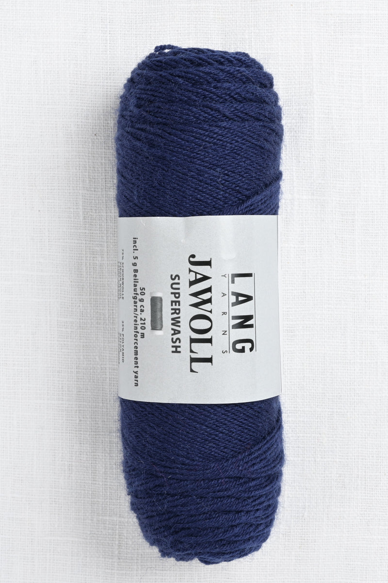 lang yarns jawoll 25 indigo