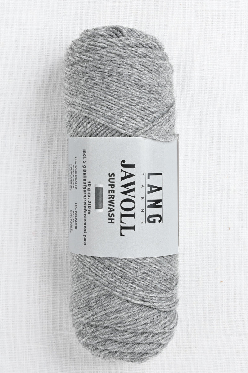 lang yarns jawoll 5 fossil heather